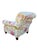 Clayton Marcus English Roll-Arm Club Chairs, Pair – Floral Botanical Chintz Upholstered Lounge Chairs For Sale - Image 10 of 16