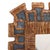 Early 21st Century A Small Geometric Blue Resin Mirror in the Manner of Line Vautrin For Sale - Image 5 of 8