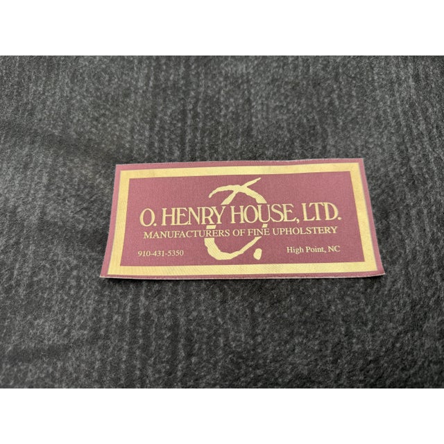 Vintage English Style Upholstered Ottomans With Spiral Turned Legs by O. Henry House, a Pair For Sale - Image 10 of 12