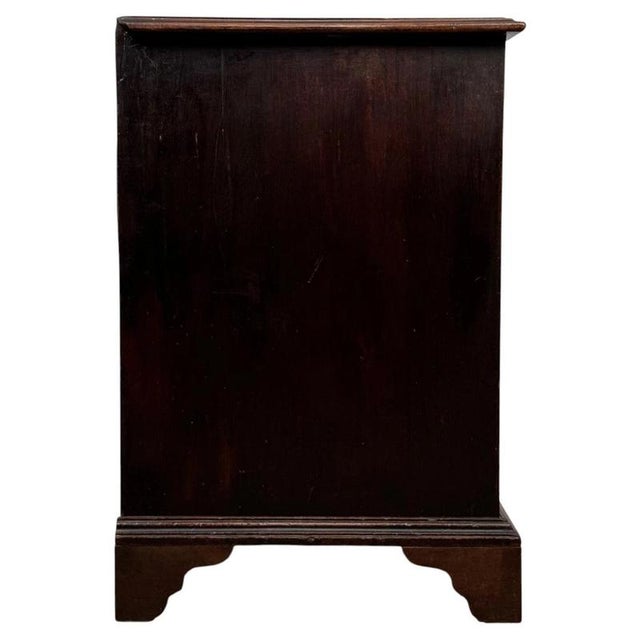 Wood Antique English Georgian Chest of Drawers, 1700s For Sale - Image 7 of 12