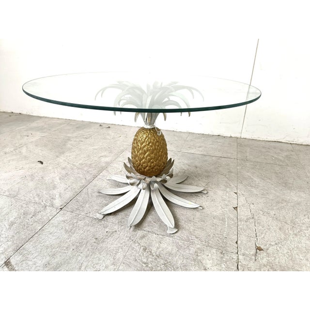Hollywood Regency Pineapple Side Tables by Hans Kögl, 1960s, Set of 2 For Sale - Image 3 of 12