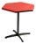 Red Hexagonal Table, Switzerland, 1970 For Sale