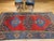 Textile Vintage Persian Bidjar Gallery Rug, Hand-Knotted Wool, Geometric Pattern, Carnelian Red & Blue, 5x9 For Sale - Image 7 of 12