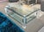 Two-Tier Lucite and Glass Coffee Table For Sale - Image 4 of 14