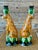 Traditional Vintage Regency Leopard Figural Ceramic Candlestick Holders Manner of Lynn Chase-Pair For Sale - Image 3 of 12