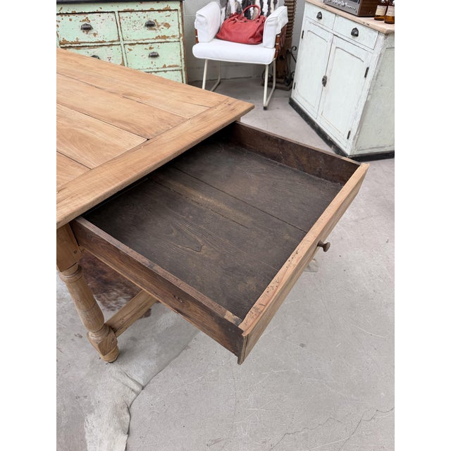 19th Century Country Table in Cherry Wood For Sale - Image 9 of 12