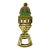 1970s Vintage Boho Chic Italian Mediterranean Brass Architecture Bottle Opener. For Sale