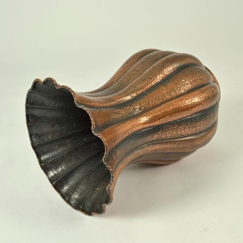 Large Copper Amphora Vase by Egidio Casagrande, Italy, 1950s For Sale - Image 9 of 18