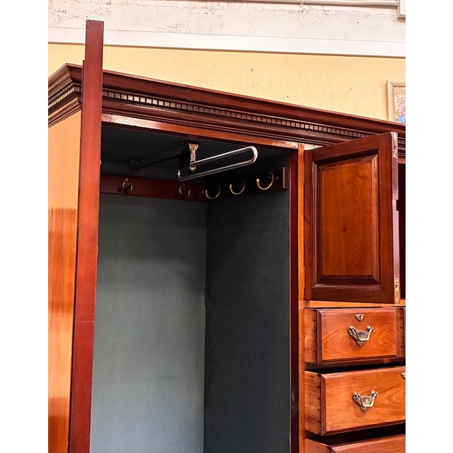 Nineteenth Century English Compactum / Armoire With Cedar Interior - Custom Made - Circa 1890 - Uk Import For Sale In San Francisco - Image 6 of 10
