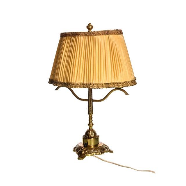 Swedish Grace Table Lamp attributed to Einar Bäckström, Sweden, 1930s For Sale - Image 4 of 5