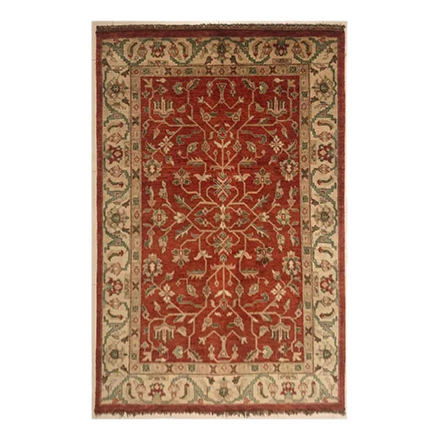 Vintage Indian Rug, 1960s For Sale