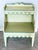 Sweet scalloped edge professionally hand painted nightstand perfect for a baby's room. It's fine as is or could be...