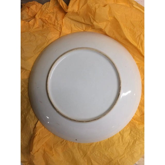 Chinoiserie Floral Charger With Stand For Sale In Chicago - Image 6 of 6
