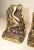 Pair of Antique 1800s Figural Pompeian Bronze Clad Cellist Cello Player Bookends For Sale - Image 4 of 10