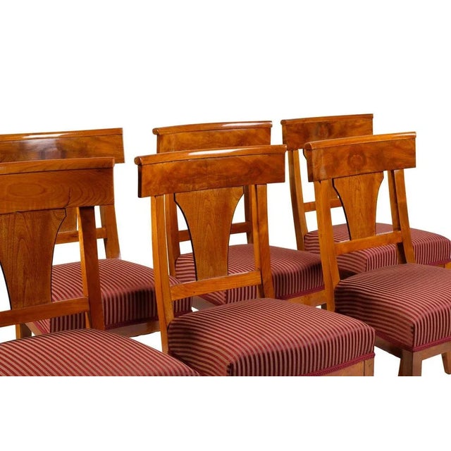 Wood Dining Chairs, France, 1820, Set of 4 For Sale - Image 7 of 8