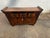 Antique Chinoiserie style elm wood carved butterfly altar sideboard. Solid wood frame, hand carved in circa late 19th to...