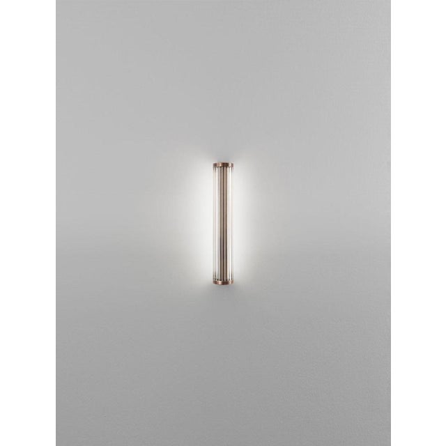 Large Vanity Bronze Plated Wall Lamp by Aggiolight For Sale - Image 10 of 13