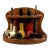 Vintage Wooden Pipe Stand, Tool and Smoking Pipes—Set of Seven For Sale