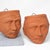 Vintage Terracotta Male God Face Wall Planters by Rookes Pottery - Set of Two For Sale - Image 15 of 17