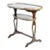 French Brass Gallery Kidney Shape Side Table For Sale