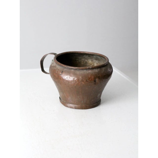 Antique Copper Jug Pot For Sale - Image 10 of 13
