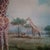 Realism 19th C. Oil on Board of Giraffes by Hilton Pratt For Sale - Image 3 of 5