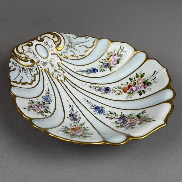 Vintage Limoges Porcelain Centerpiece, 1960 For Sale - Image 12 of 12