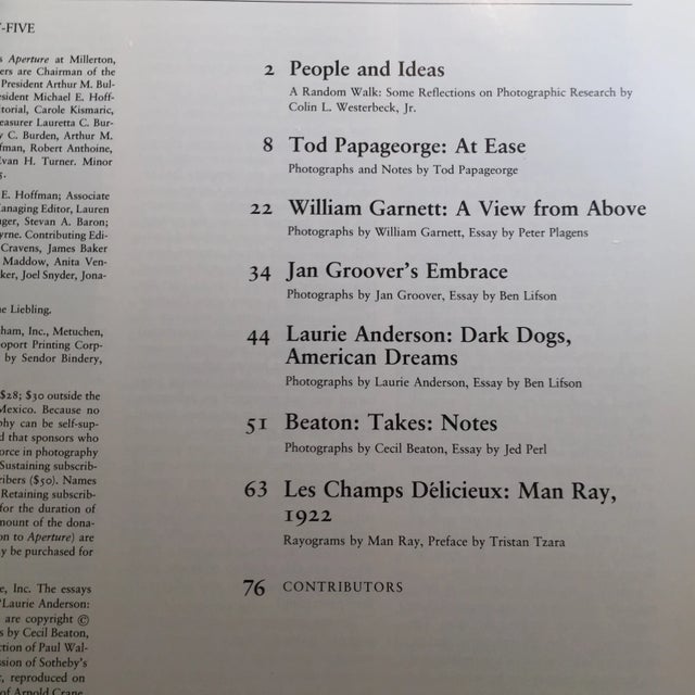 Modern Aperture' Photography Book For Sale - Image 3 of 11