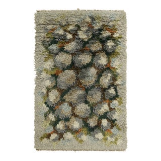 Vintage Swedish Rug With Polychromatic Geometric Pattern | Rug & Kilim For Sale