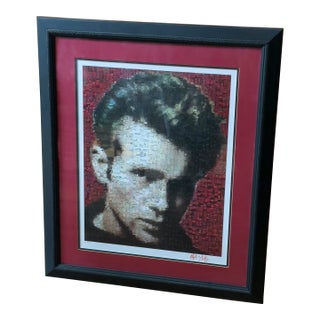 Contemporary Seriolithograph James Dean Photo Mosaic Pop Art Print by Neil J Farkas For Sale
