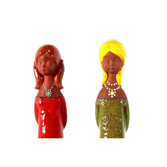 These charming figurines from the German firm Goebel are wonderful examples of mid-century design. Each figurine depicts a...