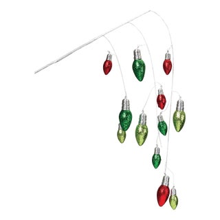 Hanging Holiday Light Spray (Set of 2) For Sale