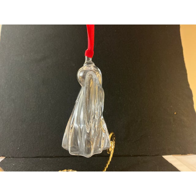 Modern Steuben “Angel” Christmas Tree Ornament For Sale - Image 3 of 4