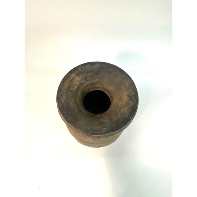 Large Rustic Wood Jug Vase For Sale In Los Angeles - Image 6 of 7