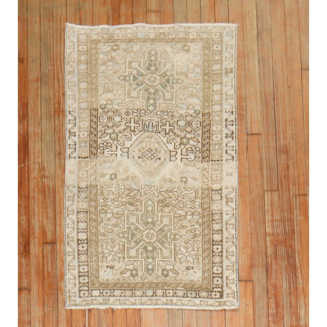 Geometric Accent rug perfect for a powder room or Kitchen. circa 1930 Details rug no. r5864 size 2' 6" x 4' (76 x 122 cm)