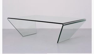 Bent Glass, a Modern Coffee Table