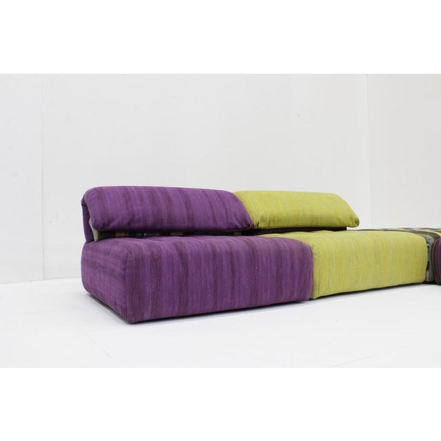 Vintage Voyage Immobile Modular Lounge Sofa from Roche Bobois, 1990s, Set of 4 For Sale - Image 6 of 15
