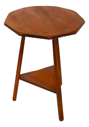 Early 20th Century Rustic Maple Lamp Table Possibly Cushman
