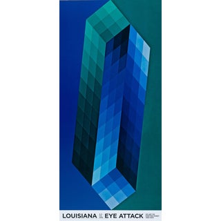 Eye Attack Poster after Victor Vasarely For Sale