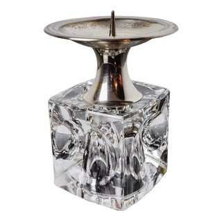 German Icicle Candleholders attributed to Peill & Putzler, 1970s For Sale