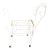 MCM Retro Weinberg Style Pony Bar Cart Tray on Swivel Wheels For Sale