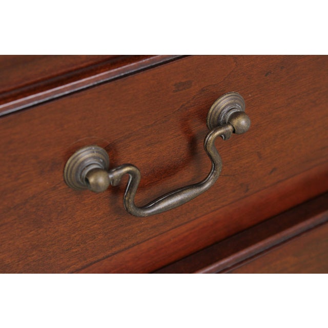 Country French 2 Drawer 2 Door Cherry Server For Sale - Image 13 of 15