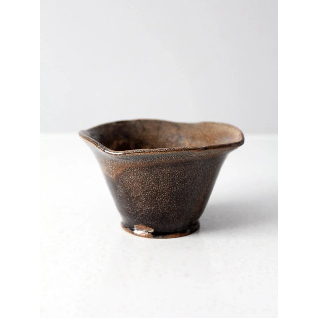 Vintage Studio Pottery Bowl For Sale - Image 6 of 10