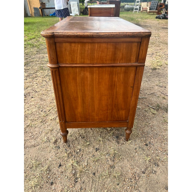 French 19th Century Louis XVI Solid Walnut Chest of Drawers For Sale - Image 12 of 12