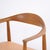 The Chair Model JH503 in Oak with Vegetable-Tanned Natural Leather by Hans J. Wegner, 1960s For Sale - Image 6 of 14
