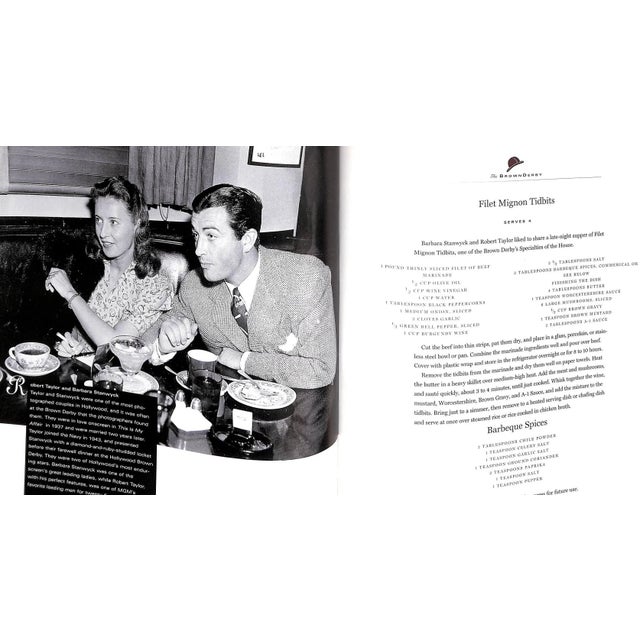 "The Brown Derby Restaurant: A Hollywood Legend" 1996 Cobb, Sally Wright and Willems Mark For Sale - Image 4 of 12