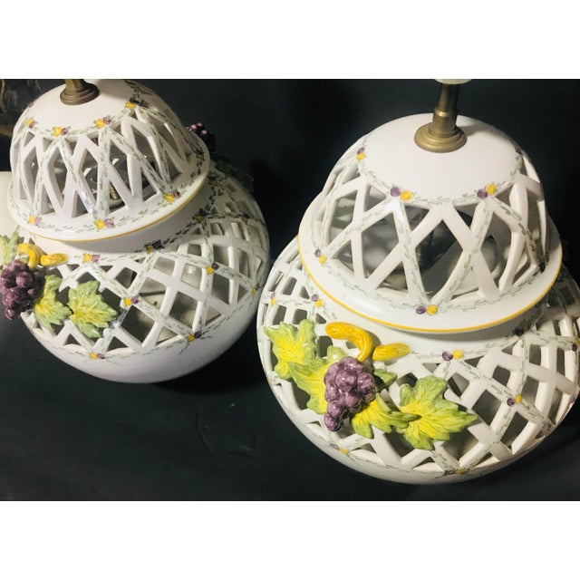 French Faiencerie D’art De Malicorne Lamps - a Pair For Sale - Image 3 of 13