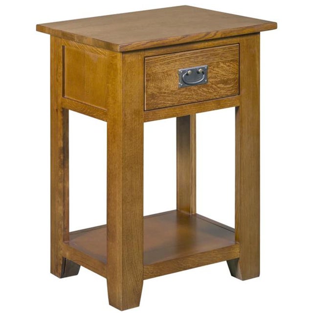 The Mission 1-Drawer Nightstand in Michael’s Cherry is designed for both beauty and practicality. Crafted from solid wood...