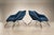 Brazilian Modern “Concha” Armchairs in Iron and Dedar's Blue Mohair, Carlo Hauner, Brazil, 1950s — Lot 83C For Sale - Image 17 of 18