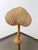 Italian Bamboo, Cane and Rattan Table Lamp with Fan-Shaped Shade in the style of Ingo Maurer, 1960s For Sale - Image 6 of 18